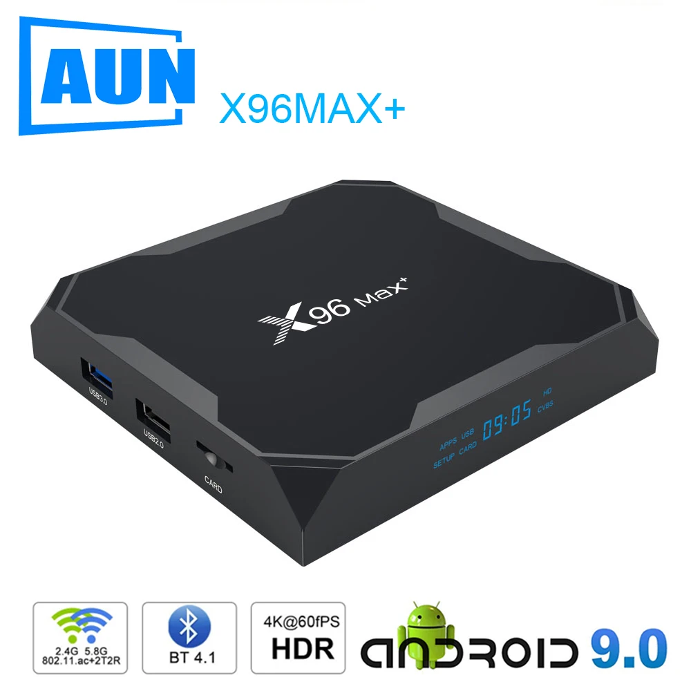 Новый X96Max + S905X3 Smart TV Box Android 9 0 12 Гб/32 ГБ/64 ГБ. Поддержка 4K HDR 2 4G WIFI Netflix Youtube медиаплеер