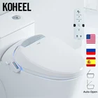 Автоматическое открытое сиденье для унитаза KOHEEL, умное электронное сиденье для унитаза с функцией биде, сухая чистка, подогрев