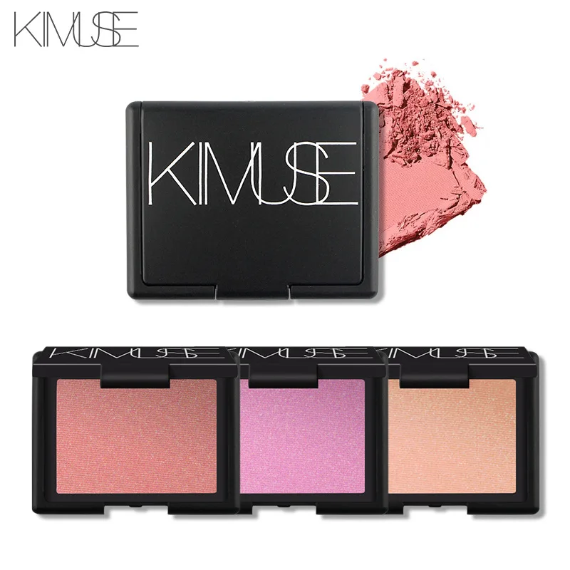 Kimuse Miao Color Monochrome Hyun-Color Blush Natural Ruddy Trimming Stereo Rouge Cross Border Hot Selling KS705 | Красота и здоровье