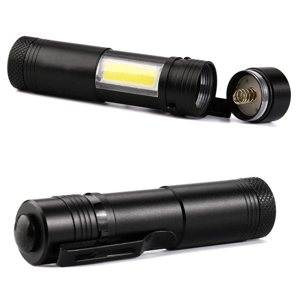 MINIC LED Q5 COB Flashlight Waterproof Torch Portable Lantern 4 Modes Bulbs Shock Resistant Aluminum Camping Light | Лампы и освещение