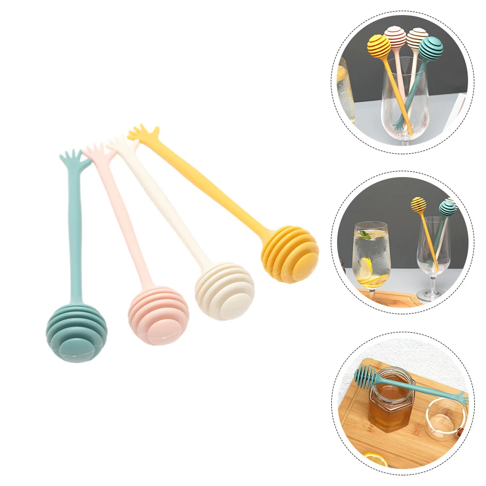 

1Pcs Honey Stirring Sticks Honey Stir Rods Practical Honey Rods (Assorted Color)