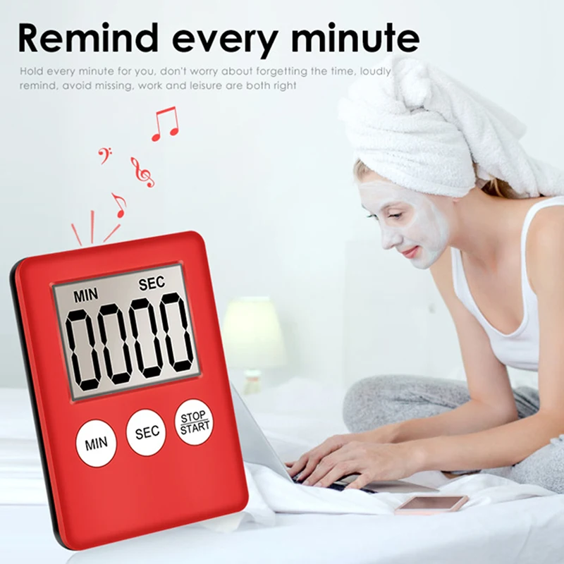 Таймер кухонный таймер магнитный Карманный ЖК цифровой экран шеф-повара | Дом и