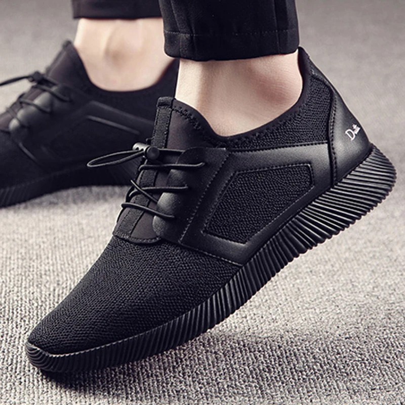 

Мужские кроссовки, дышащая сетчатая спортивная обувь на плоской подошве, мужская повседневная обувь, высококачественные кроссовки для бег...