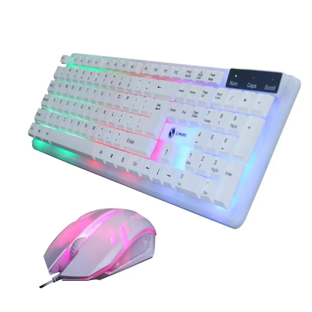 Механические клавиатуры и набор мыши светодиодный светодиодной RGB подсветкой