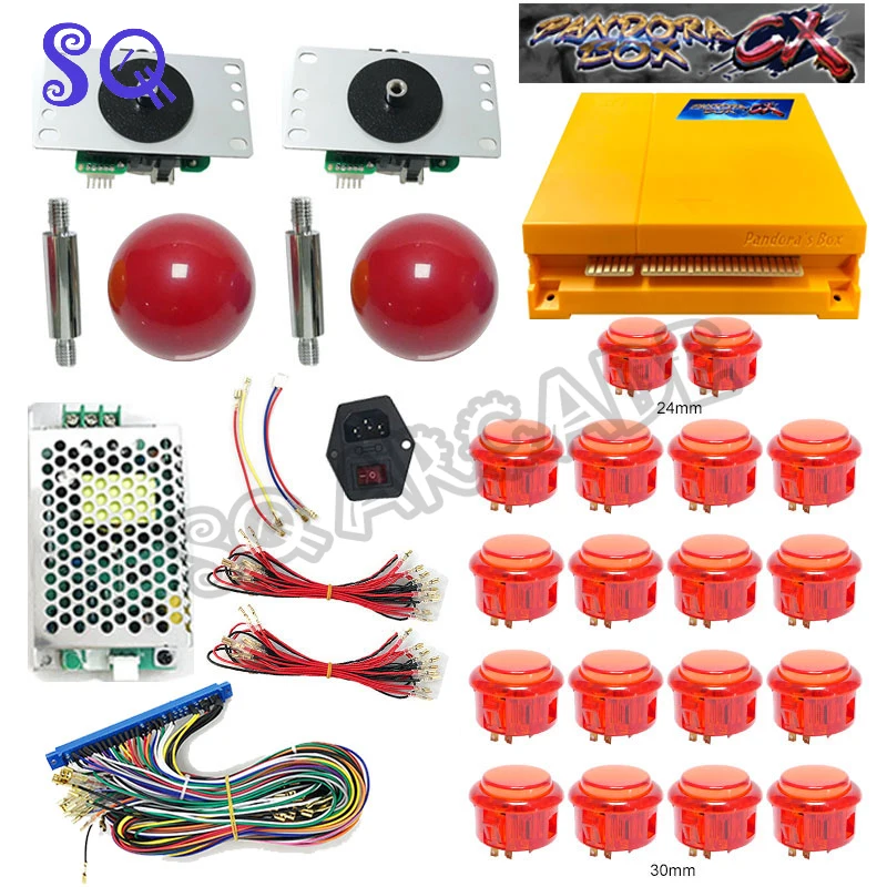 2021 Arcade Game CX 2800 in 1 DIY Kit Game Board Illuminated Push Buttons Detachable Joystick For Pandoras Machine Cabinet