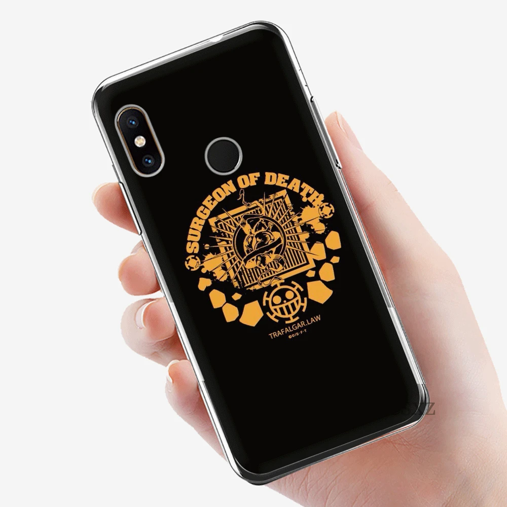 Чехол для мобильного телефона из ТПУ для Xiaomi Redmi Note 4 4X5 5A 6 7 Pro, цельный чехол с логотипом Trafalgar Law