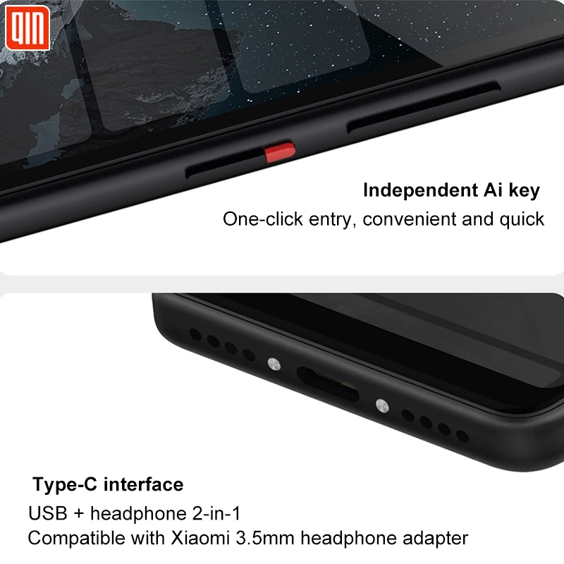 QIN 2 Pro Full Screen Phone 4G Network With Wifi 5.05 Inch 2100mAh Andriod 9.0 SC9863A Octa Core Feature Qin 2Pro