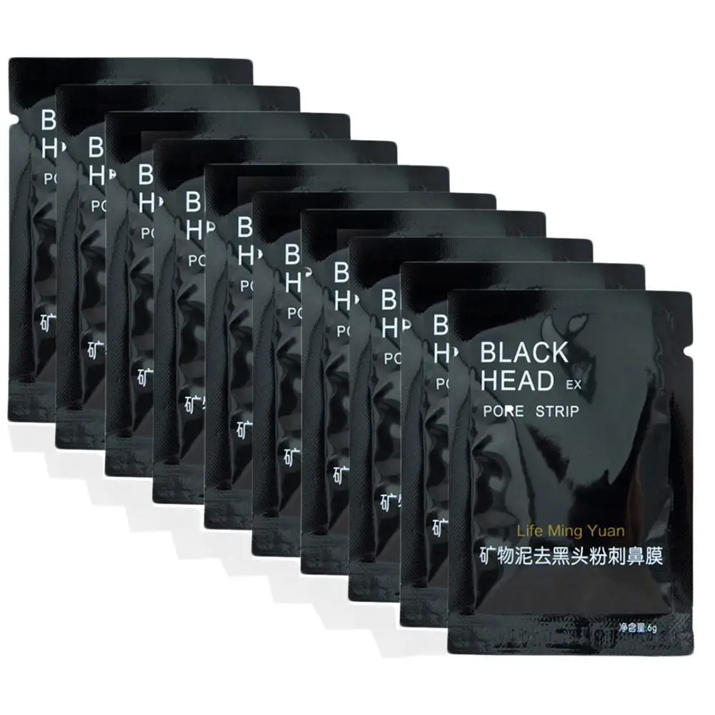 100 шт./лот Красота косметика для лица носа тушь черных точек полоски удаления