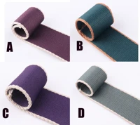38mm1 5 striped webbing ribbon belt strap canvas webbing strap for bag tote cotton sewing for handbag leash craft