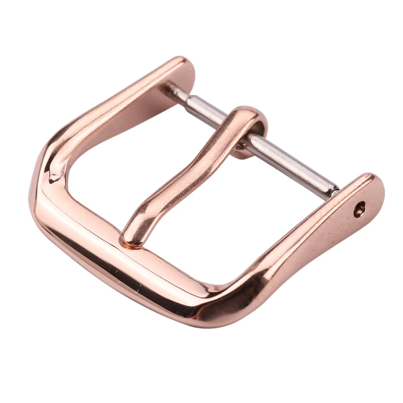 Stainless Steel Watch Buckle 16mm 18mm 20mm 22mm Metal Silver Gold Black Watchbands Strap Clasp Watch Accessory