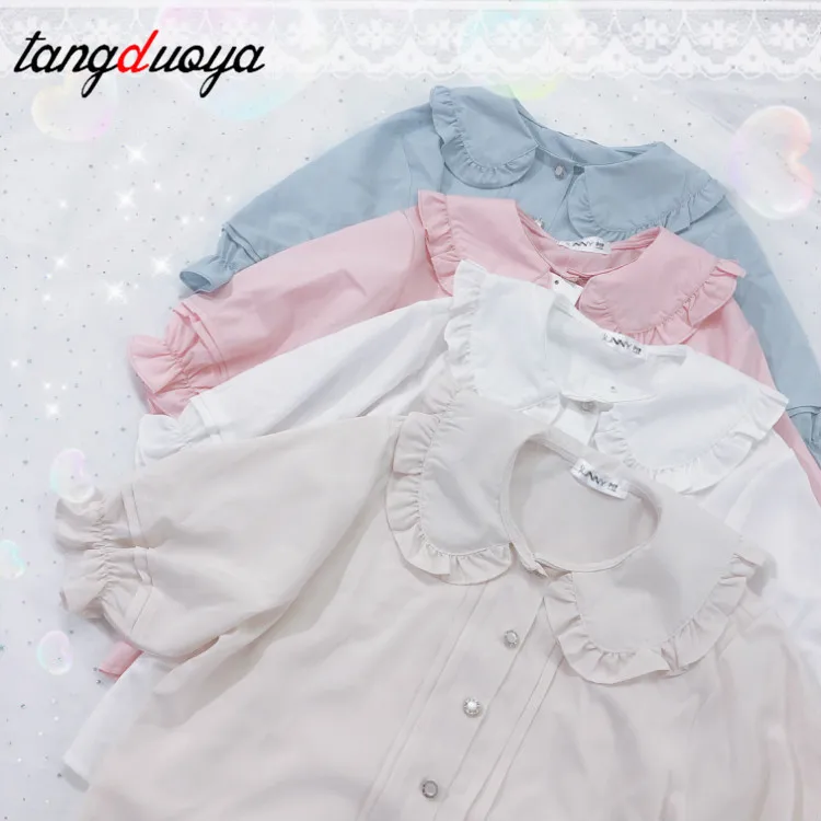 Симпатичные женские летние светильник шифоновое платье в стиле &quotЛолита&quot