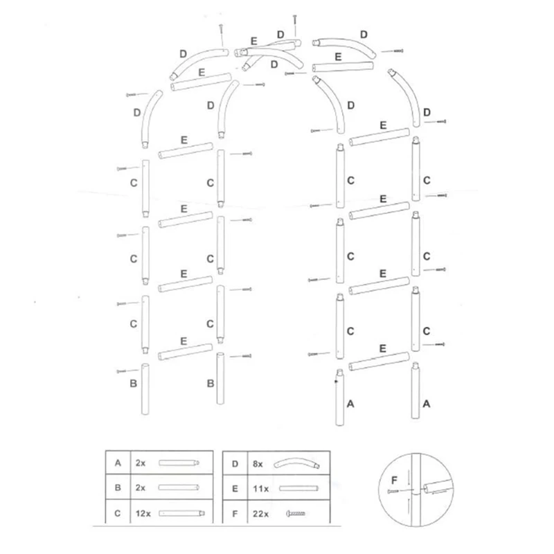 

Wedding Arch Decorative Garden Backdrop Pergola Stand Flower Frame for Marriage Birthday Wedding Party Decoration DIY