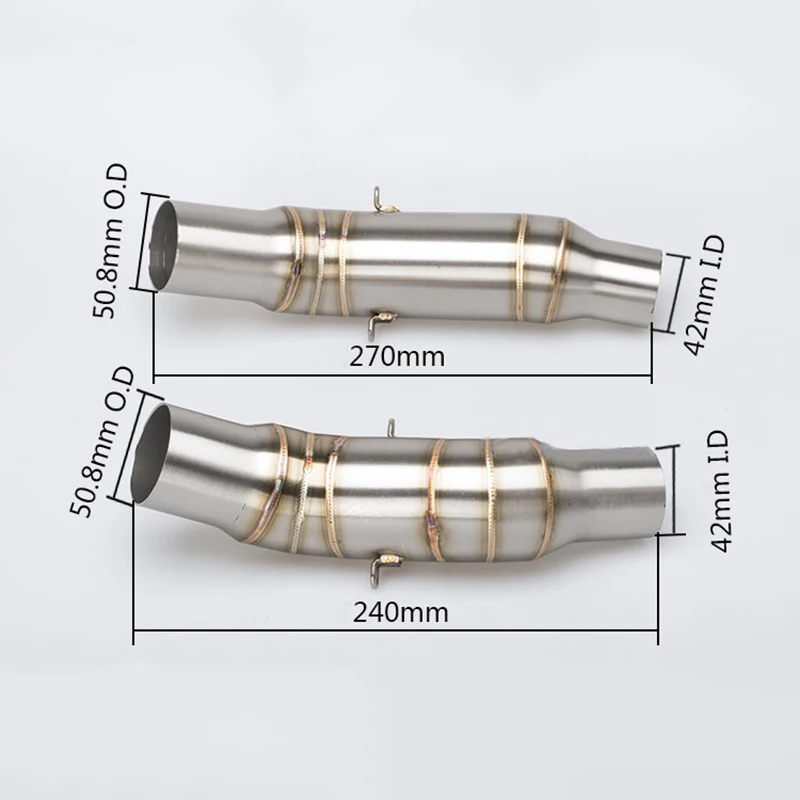 

Ninja 1000 Motorcycle Exhaust Whole Set Pipe Mid Link Pipe Exhaust Muffler Carbon Fiber Tail Tips For Kawasaki Z1000 2010-2019