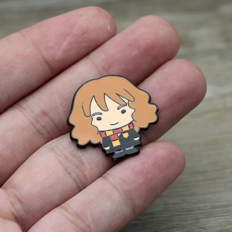 

Распродажа, новинка, мягкая эмалированная заколка, милая мультяшная аниме Студенческая металлическая брошь, заколки для лацканов, модный з...