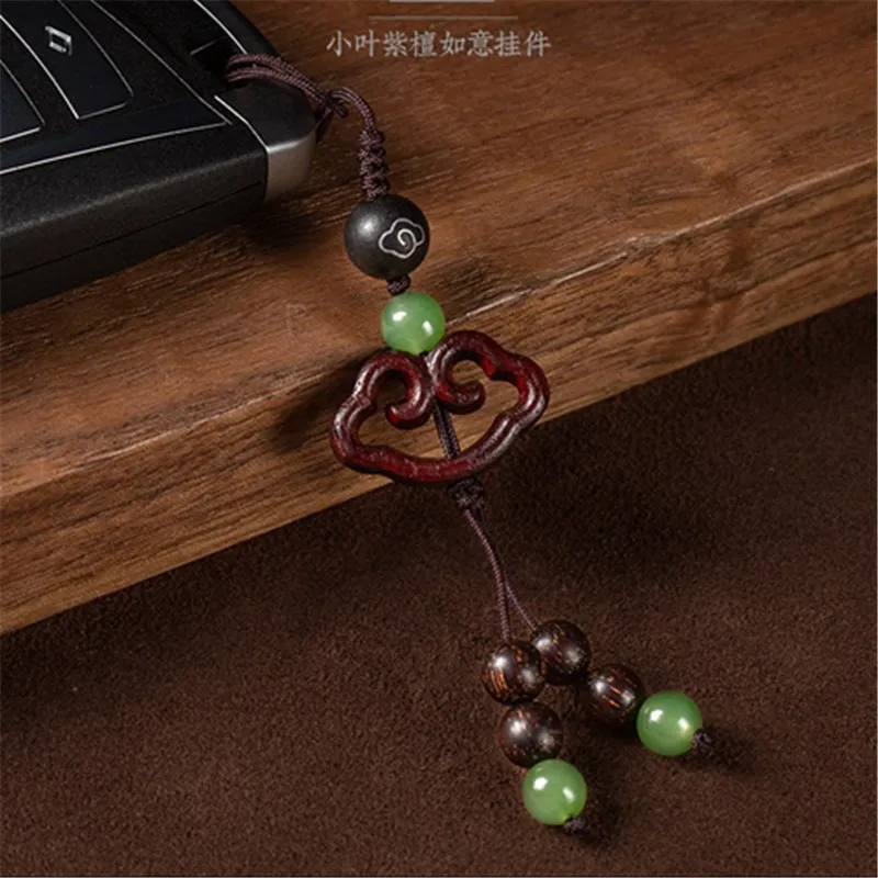 Небольшая листовая красного сандалового дерева желаемое Кулон Мужской