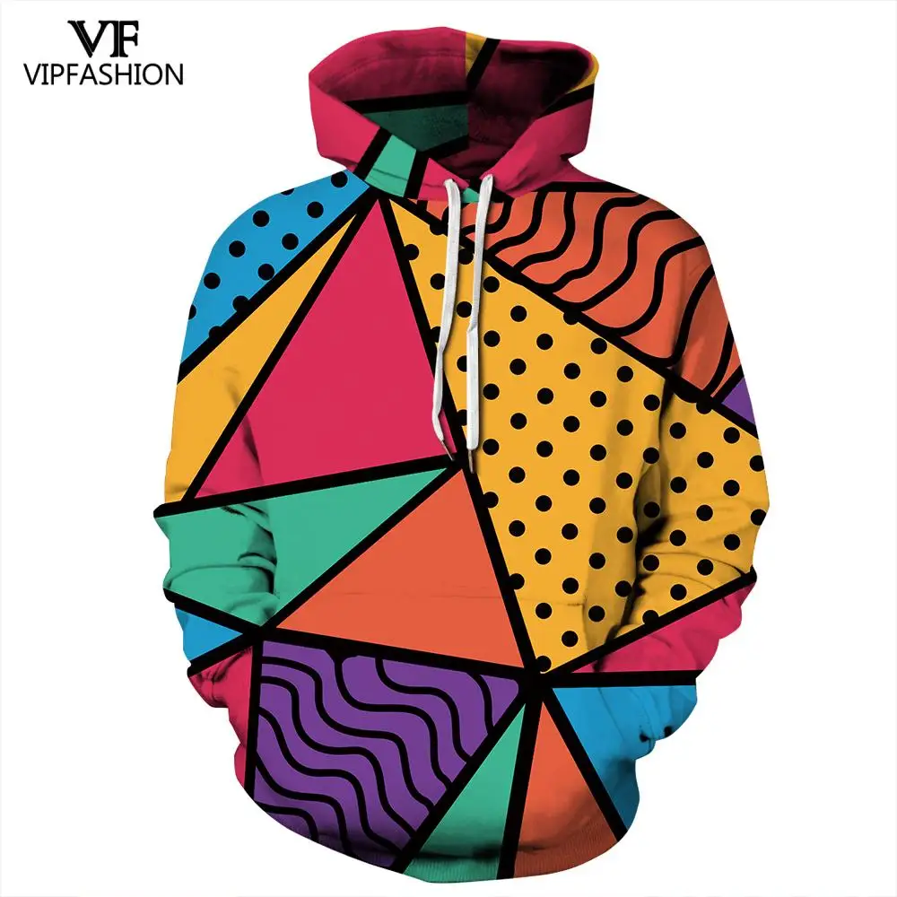 Лидер продаж 2019 уличная мода VIP FASNHION Европы и Америки худи с цифровым принтом