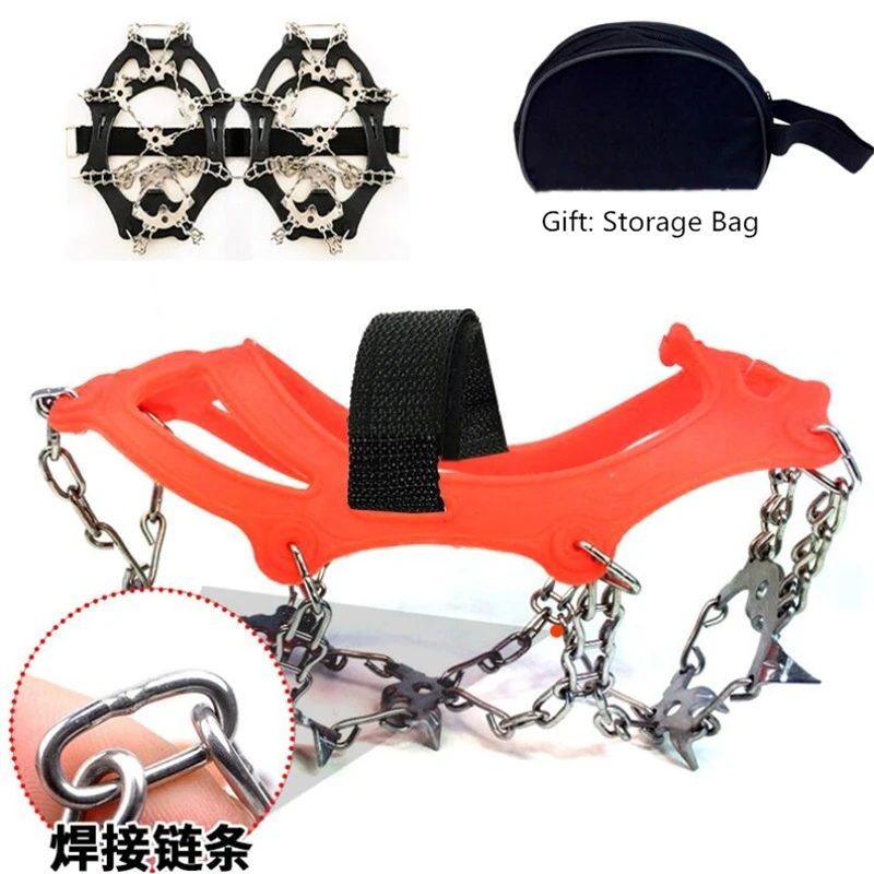 Качественные противоскользящие кроссовки для альпинизма зимняя ходьба 18 зубов