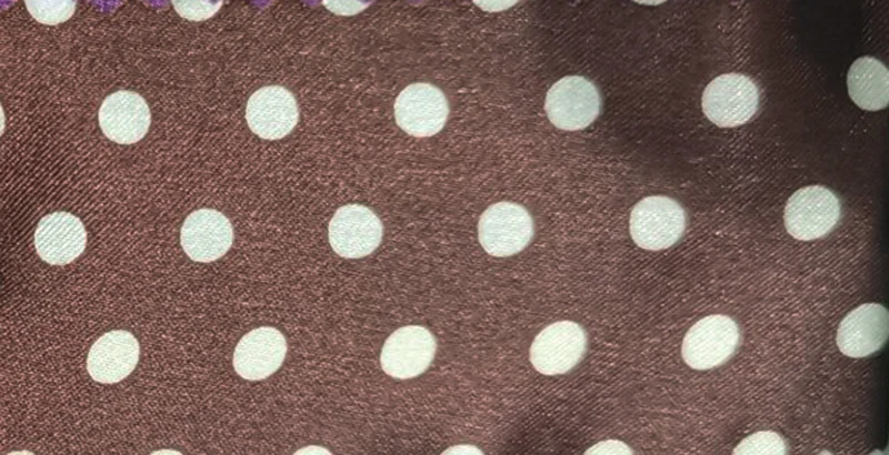 Per Meter, niedliches Polka-Dots-Material, Satin, Charmeuse, weicher Mantel, Futter, Schal, DIY-Stoff – Detail 24