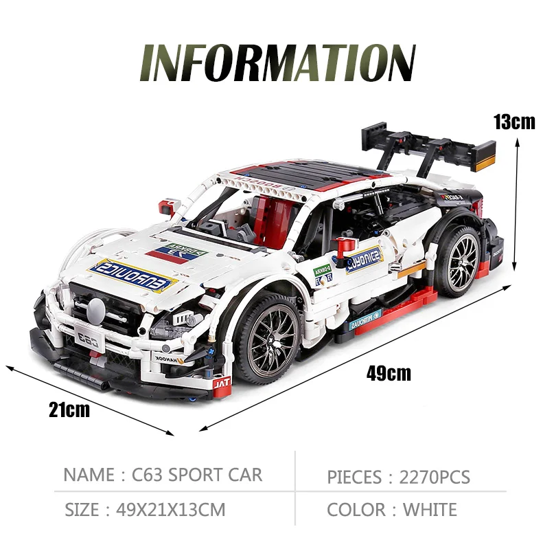 

Mould King MOC High-Tech The Sport Super Racing Car Model Building Blocks Assemble Bricks Kids Educational Toys Christmas Gifts