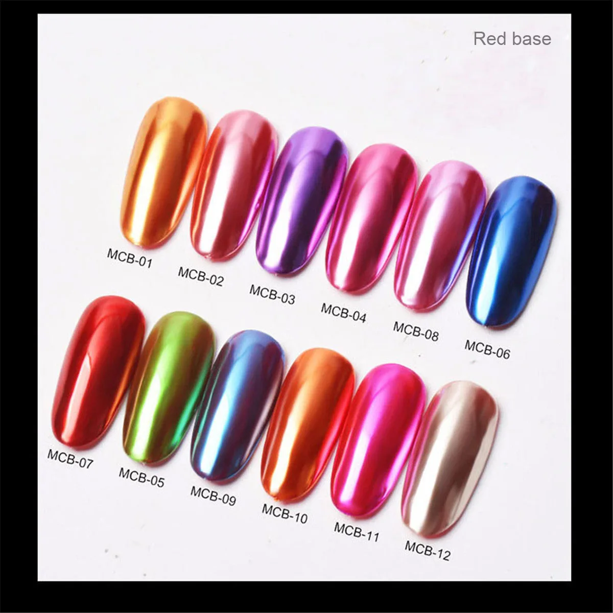 0 5g Волшебный зеркальный эффект блеск для ногтей Nail Art хром блестящий