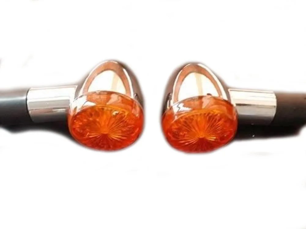 Мотоциклетные Ретро 10 мм поворотники светильник лампа индикатора для Cruiser Cafe Racer