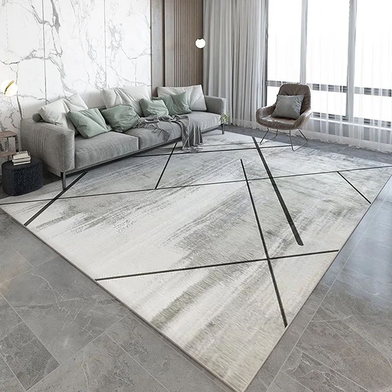 

Ковер для гостиной в скандинавском стиле ковер для журнального столика современные минималистичные напольные коврики для спальни домашни...