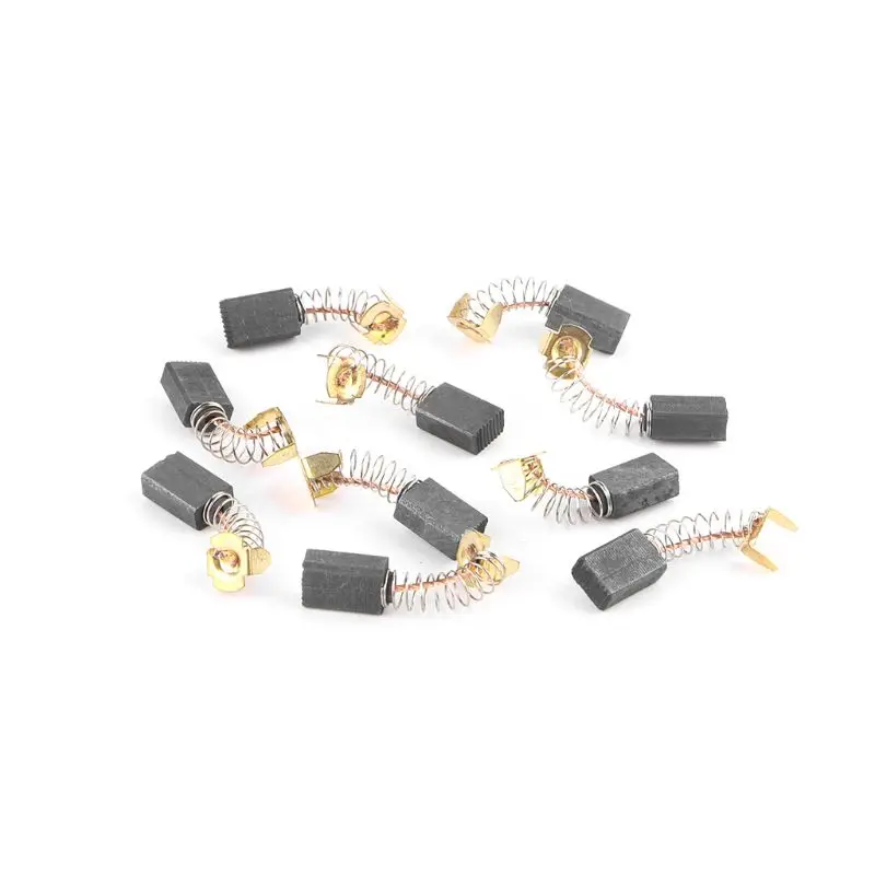 

10pcs Power Tool Carbon Brush Electric Hammer Angle Grinder Graphite Brush Replacement Various Size