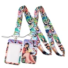 LT132 мультяшный Плетеный брелок для ключей, классический детский брелок для ключей с ремешки на шею для мобильного телефона