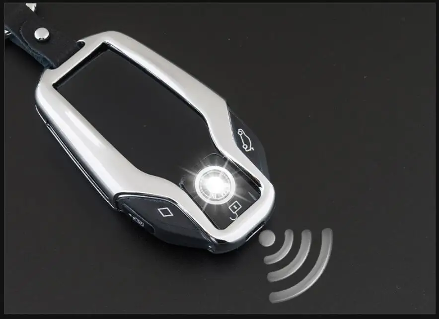 Автомобильный Гальванизированный сплав чехол для ключа Обложка кольцо BMW 2018 730i