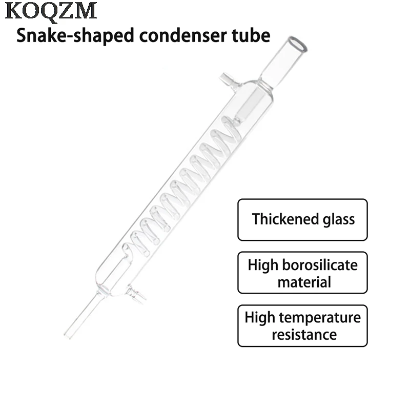 

1pc Chemistry Glass Condensing Tube Chemistry Extraction Tool Condensing Tube for Home School