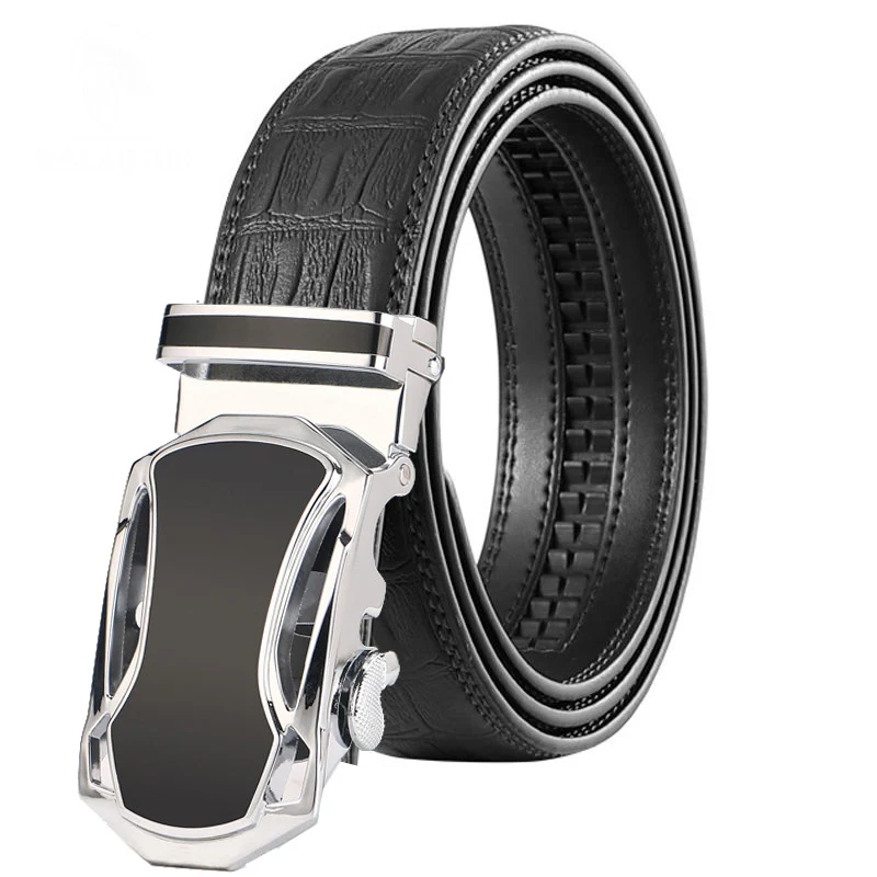 Известный бренд черный ремень для мужчин высокое качество натуральная кожа