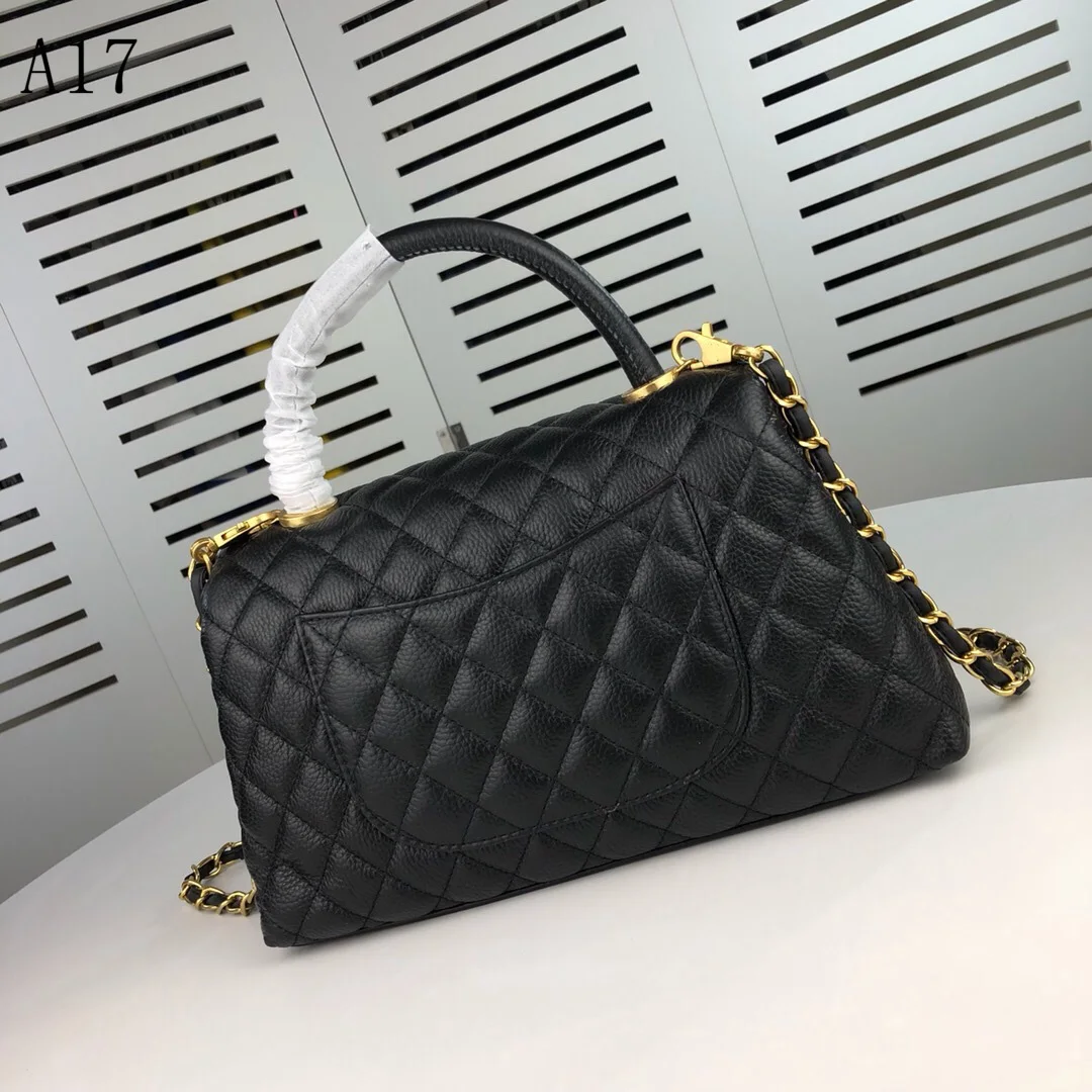 

Classic Luxury Handbags, Women'S Shoulder Bags, Designer Women'S Check Pattern, One-Shoulder Messenger Bags, Leather Handbags
