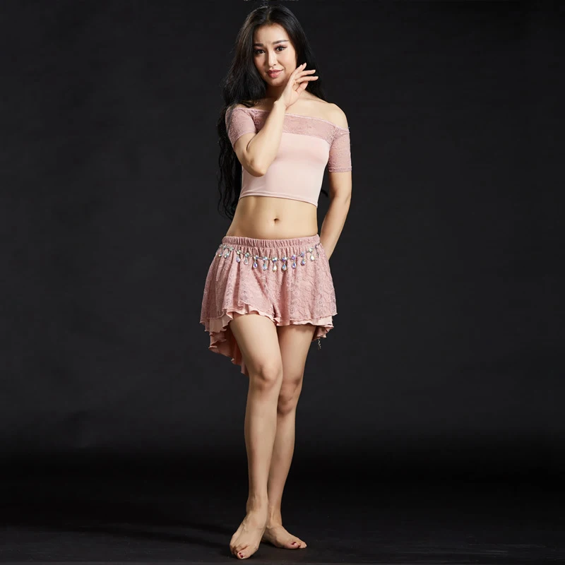 3 шт./компл. кружевной танец живота Восточный танцевальный костюм для беллиданса