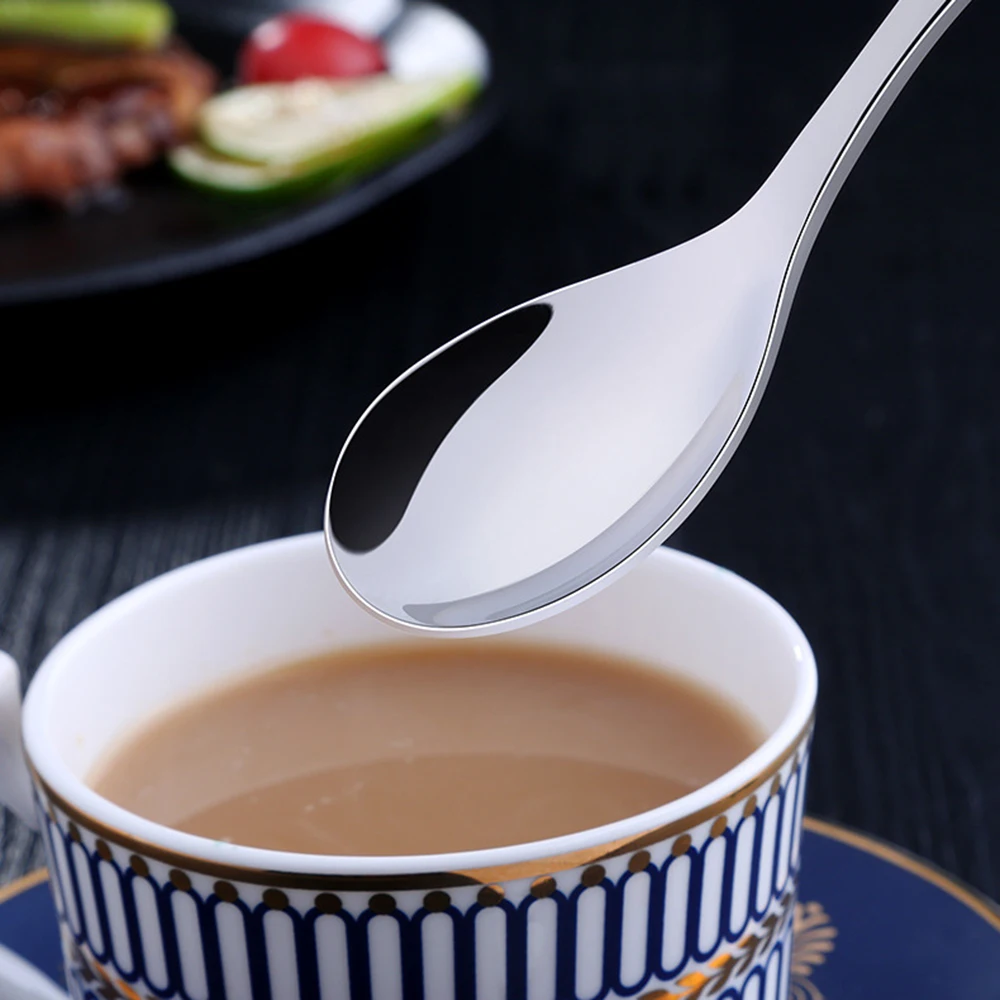 12 шт./компл. 304 Нержавеющая сталь ужин набор посуды Ножи столовая ложка вилка