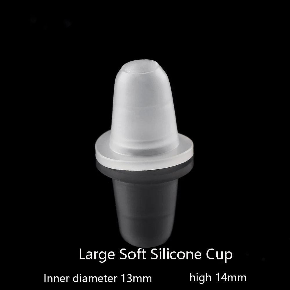 small silicone cups 100 шт профессиональные женские модные пластиковые мягкие пигментные стаканы с слайконом, колпачки, держатель для чернил для татуажа, Перманентный макияж, контейнер для пигмента бровей - Цвет: small silicone cups