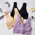 Женский кружевной бюстгальтер с чашками пуш-ап, размеры до 3XL