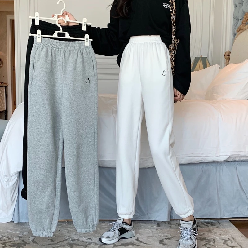 

Женские брюки с высокой талией длинные спортивные штаны с надписью «Jordan», модные женские спортивные штаны 2021 осень женские штаны-шаровары, ...