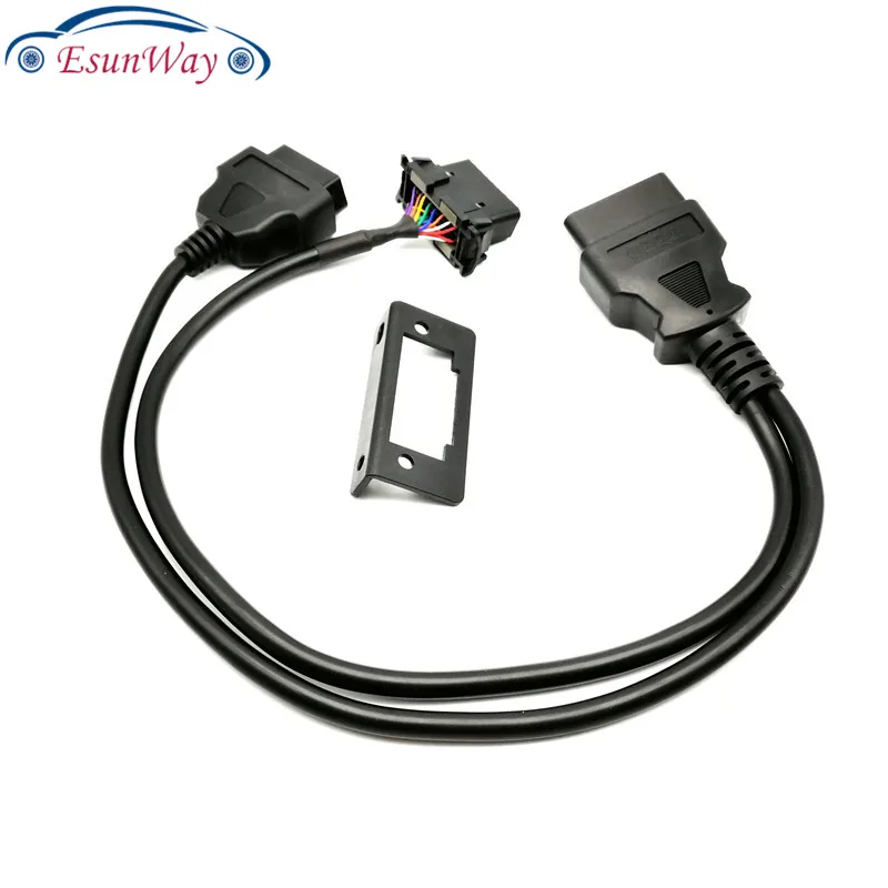 Кабель OBD сплиттер кабель OBD2 Connnector адаптер OBDII Y диагностический инструмент