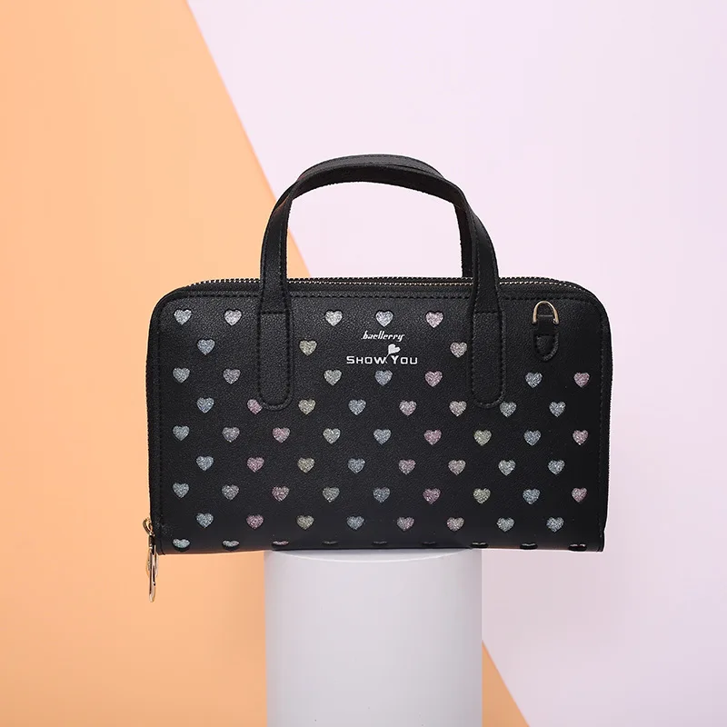 

Crossbody Bags for Women Luxury HandBags Female High-capacity Shoulder Messenger Bag Ladies Small Double Zipper Hollow Love Tote