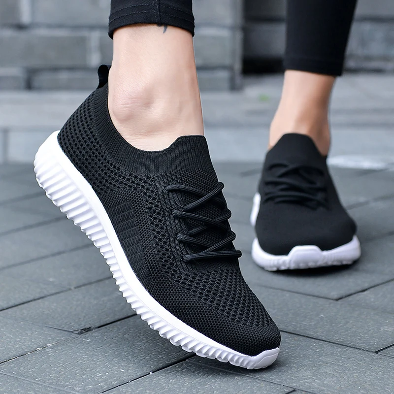 

Summer Lightweight Running Jogging Women Sneakers Breathable Brand Rubber Sole Footwear Comfortable Sport Shoes Zapatillas Mujer