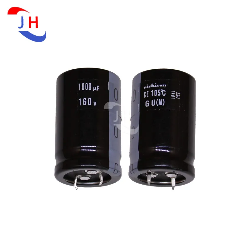 

1PCS Aluminum Electrolytic Capacitor 160v1000uf 25*40 GU 105 Degree 10mm Pin Distance 160V 1000UF
