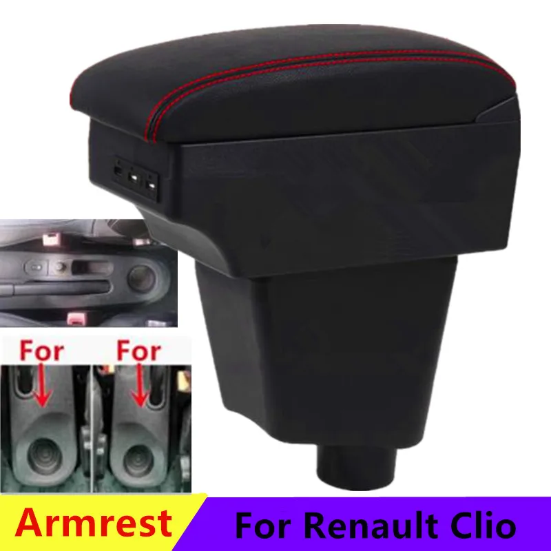 Автомобильный подлокотник для Renault Clio 4 Captur 3 III IV контейнер хранения аксессуары