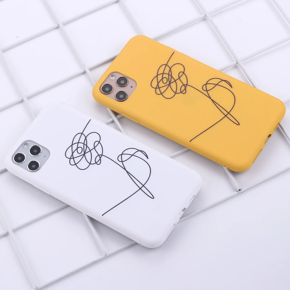 Love Yourself You Never Walk Alone Phone Cover For iPhone14 14ProMax 14Plus 13Promax 13 12 11 Soft Silicone Case