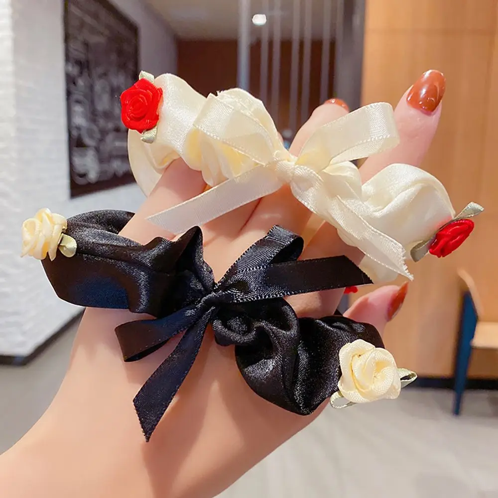 

Large Fashion Women Girls Korean Ponytail Holder Bow Hair Rope Elastic Hair Bands Hair Scrunchies Hair Accessories