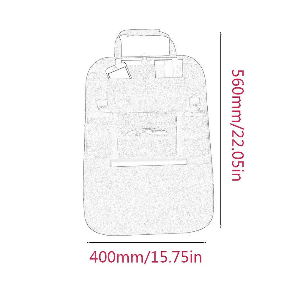 

Car Seat Storage Bag Hanging Bag Car Seat Back Pocket Multi-Function Car Storage Storage Multi-Color Bag