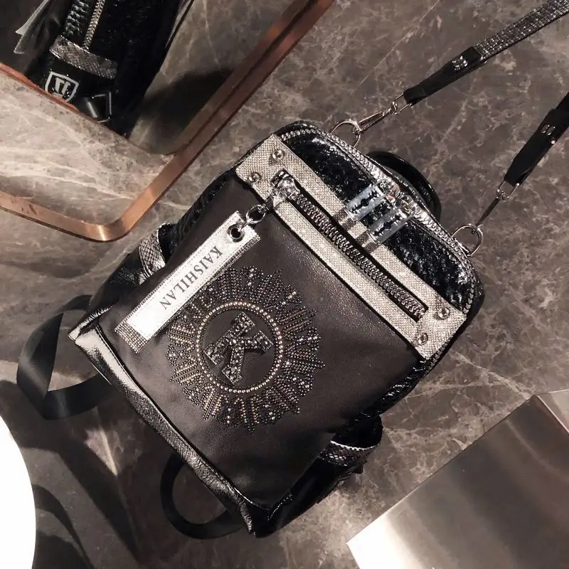 Милый рюкзак женский роскошные дизайнерские кожаные рюкзаки ранцы для