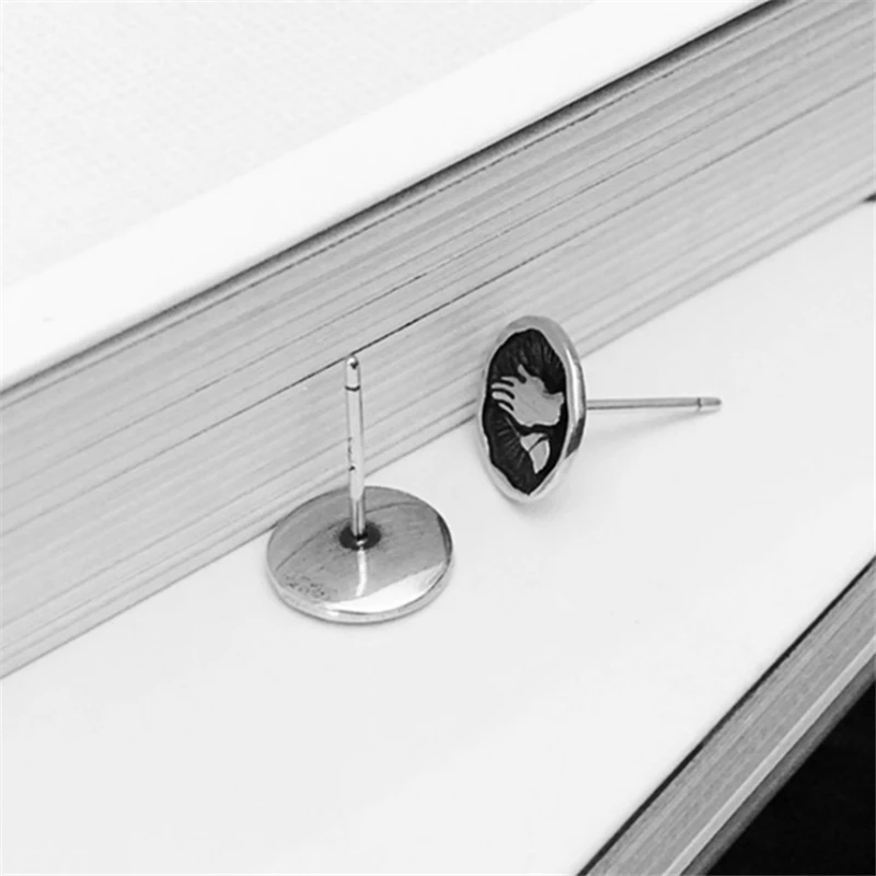 Женские винтажные серьги гвоздики в стиле молитвы|Серьги-гвоздики| |