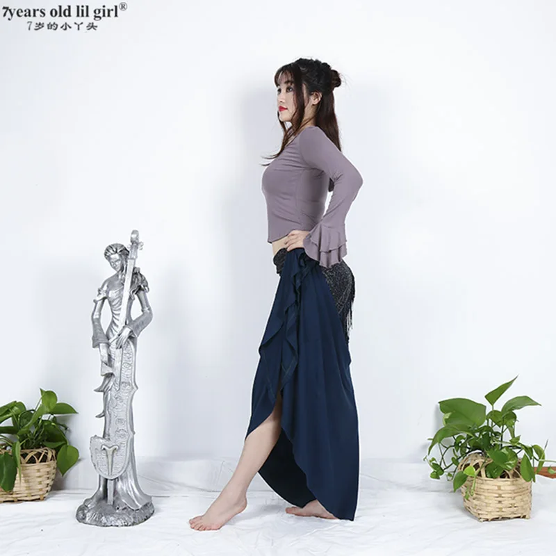 Топы для танцев фламенко квадратная Латиноамериканская блузка женщин и девушек