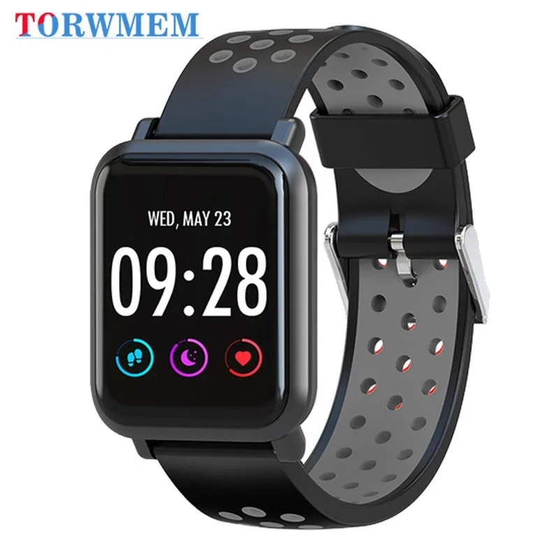 Спортивные умные часы S9 с пульсометром монитором сна и артериальным давлением