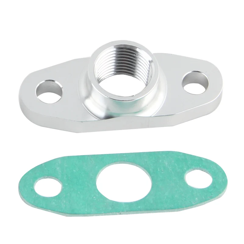 1/2 NPT Женский алюминиевый слив масла турбо фланец T3 T4 T04 GT40 GT55 1/2NPT до 8AN клеш